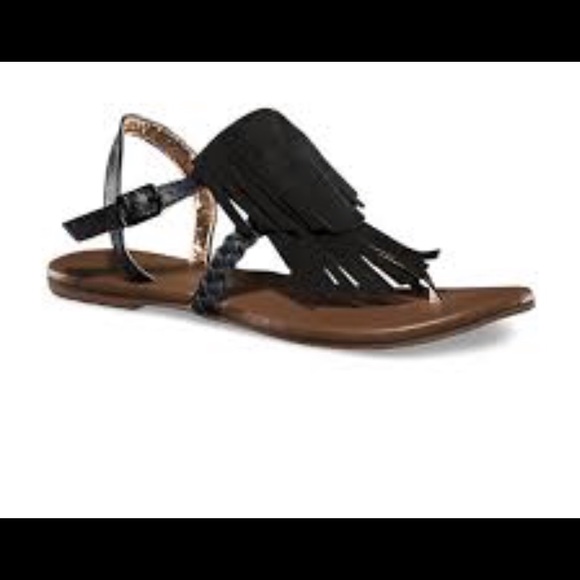 vans fringe sandals